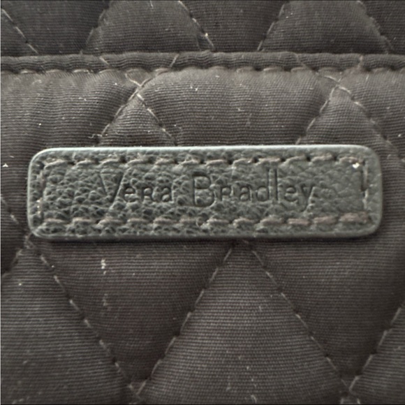 Vera Bradley Black Quilted Makeup Bag - Picture 5 of 5